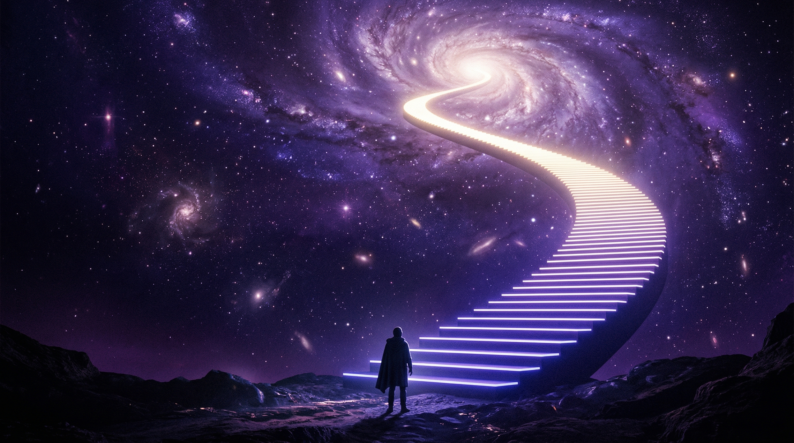 Exponential AI improvement curve - recursive self-improvement visualization