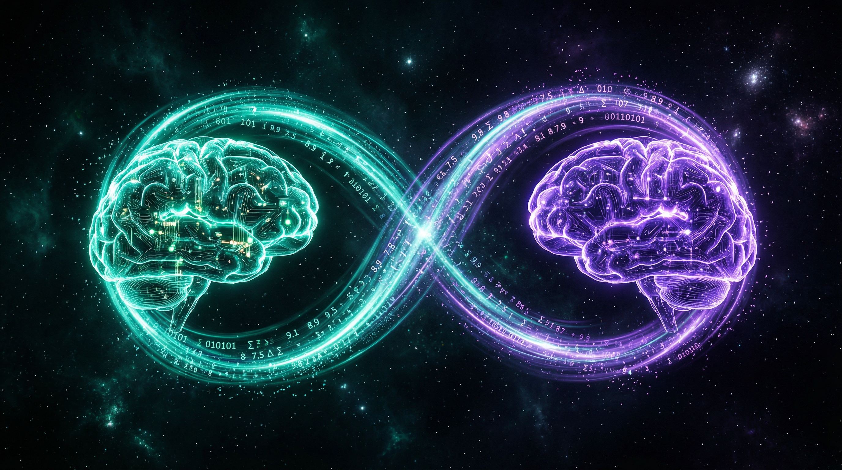 RLAIF loop diagram - AI training AI feedback cycle visualization