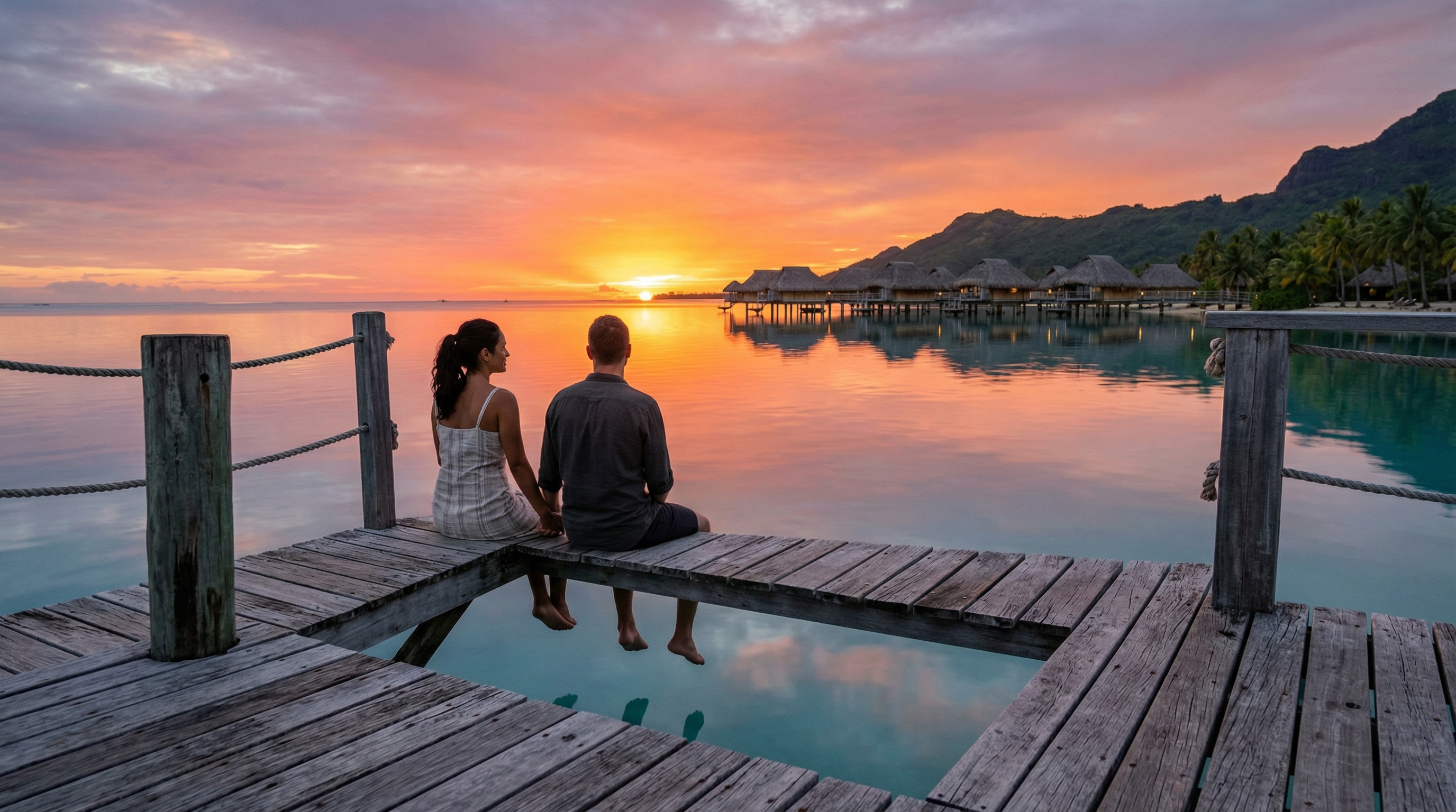 Pacific sunset ritual — Oceania's daily ceremony of extraordinary living