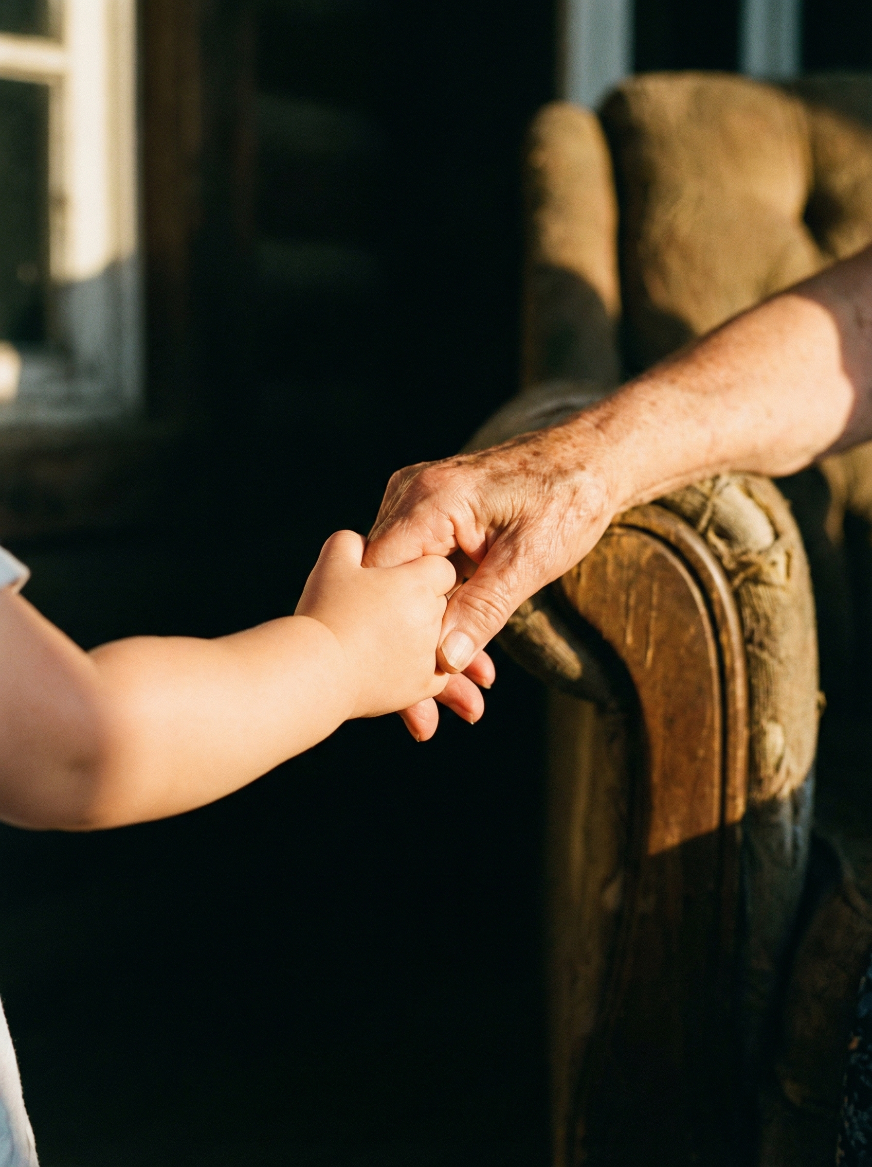 Grandmother and grandchild — the thread of generations