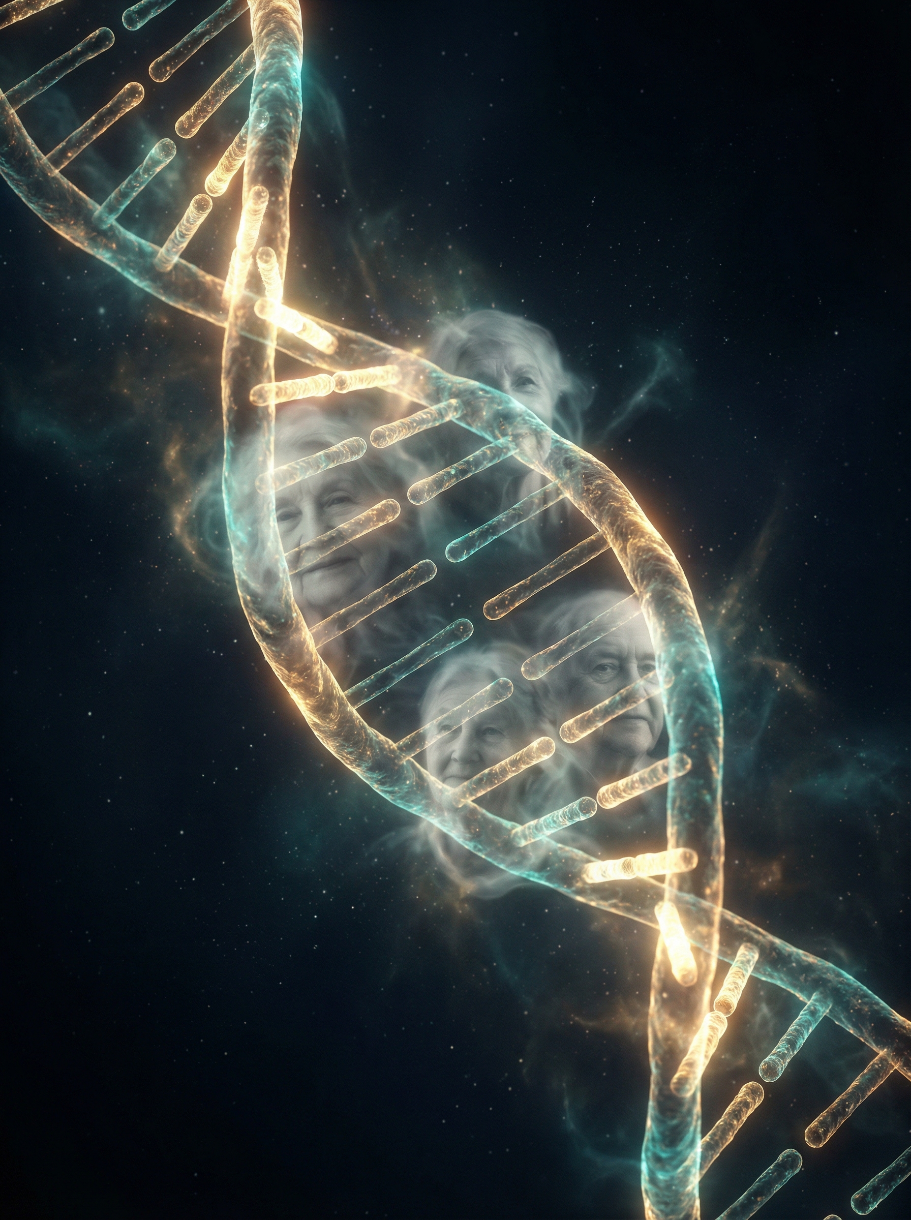 DNA double helix — genetic science and epigenetics