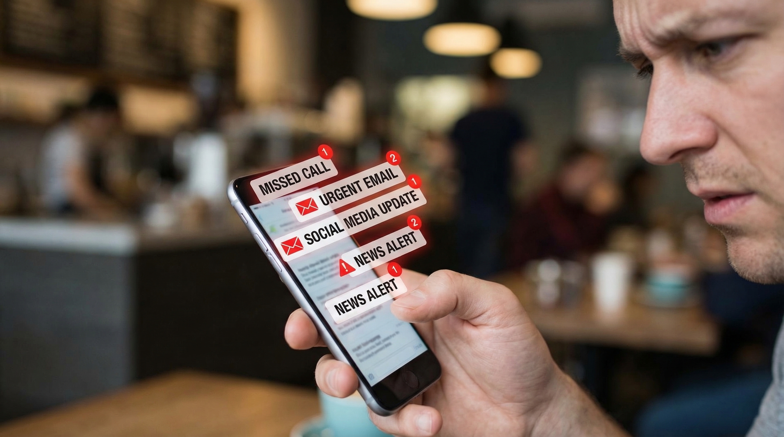 Phone notifications screen attention distraction digital anxiety